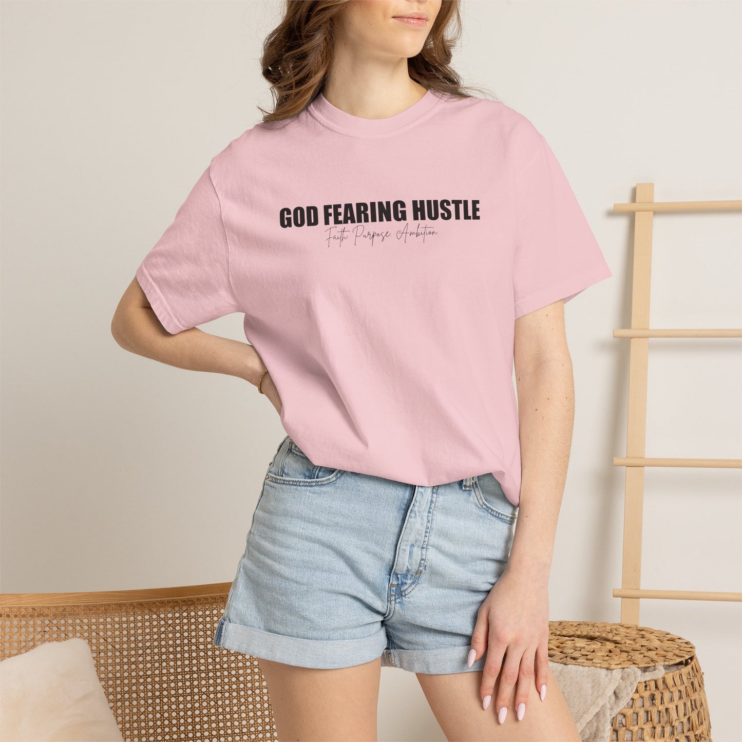 God Fearing Hustle — Faith. Purpose. Ambition Tee