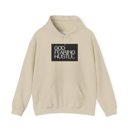God Fearing Hustle— Bold Box Hooded Sweatshirt