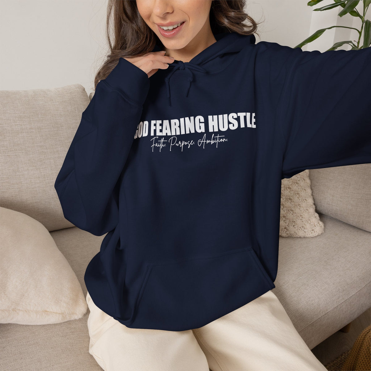 God Fearing Hustle— Faith. Purpose. Ambition Hoodie