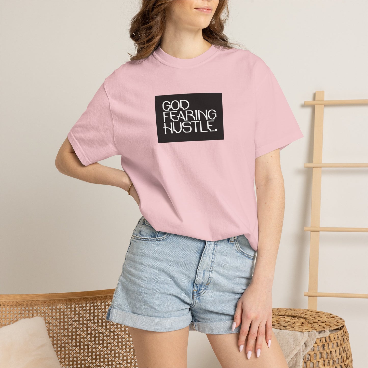 God Fearing Hustle- Bold Box Tee