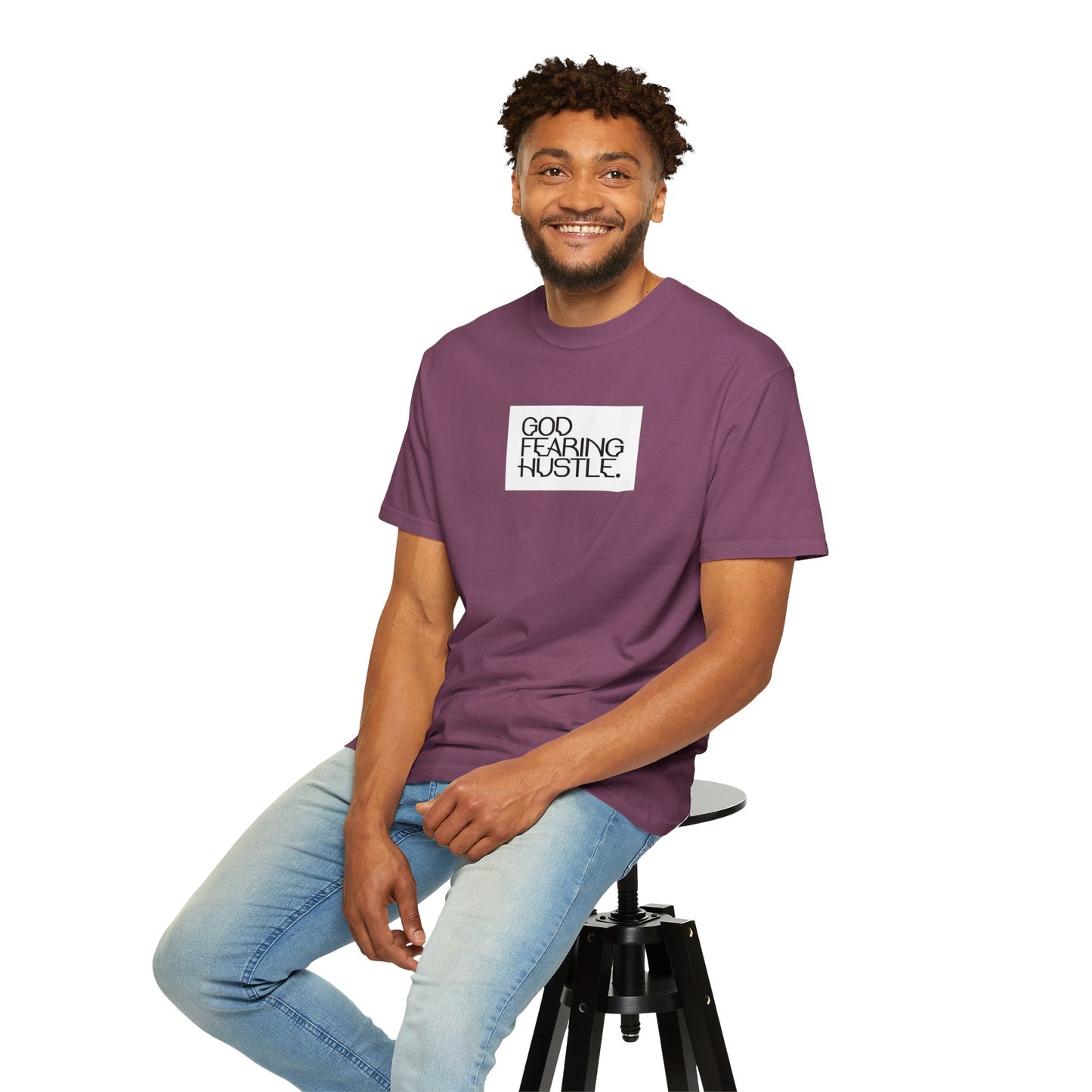 God Fearing Hustle- Bold Box Tee